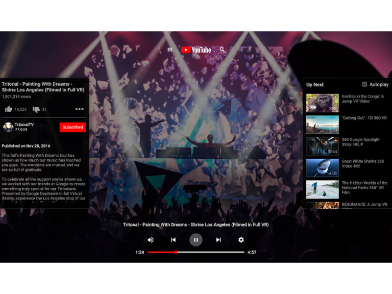 Top aplicatii pentru VR: YouTube VR