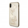 Capac Protectie Spate Guess Pentru iPhone X Colectia Butterflies - Bej