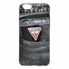 Capac Protectie Spate Guess pentru iPhone 6 6s Imprimeu Denim