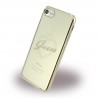 Capac Protectie Spate Guess Tpu Pentru iPhone 7 Colectia Heart - Auriu