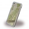 Capac Protectie Spate Guess Pentru iPhone 7/6S/6 Colectia Liquid Glitter Palm Spring - Auriu