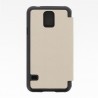 Husa Book Guess cu Tinte pentru iPhone 6 6s Colectia Studded - Crem