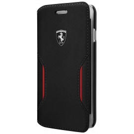 Book Ferrari Din Piele Pentru iPhone 7 Colectia Heritage Legend - Negru