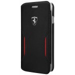 Book Ferrari Din Piele Pentru Iphone 7 Colectia Heritage Legend - Negru