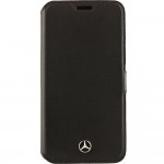 Book Mercedes Din Piele Pentru Samsung S6 Colectia Pure Line - Negru
