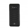 Capac Protectie Spate Mercedes Din Piele Pentru Samsung Galaxy S8 Colectia Pattern Iii - Negru