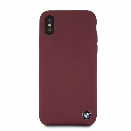 Capac Protectie Spate Bmw Din Silicon Pentru iPhone X - Rosu