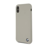Capac Protectie Spate Bmw Din Silicon Pentru iPhone X - Gri Deschis