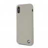 Capac Protectie Spate BMW Din Silicon Pentru iPhone X - Gri Deschis