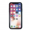Capac Protectie Spate BMW Din Silicon Pentru iPhone X - Albastru