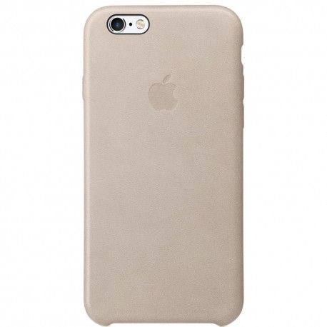 Capac Protectie Spate Apple Din Piele Pentru Iphone 6s Plus - Bej