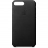 Capac Protectie Spate Apple Din Piele Pentru Iphone 7 Plus/8 Plus - Negru
