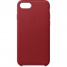 Capac Protectie Spate Apple Din Piele Pentru Iphone 7/8 - Rosu