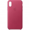Capac Protectie Spate Apple Din Piele Pentru iPhone X - Roz