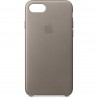 Capac Protectie Spate Apple Din Piele Pentru iPhone 7/8 - Gri