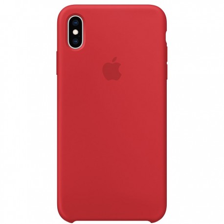 Capac Protectie Spate Apple Din Silicon Pentru iPhone XS Max - Rosu