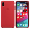 Capac Protectie Spate Apple Din Silicon Pentru iPhone XS Max - Rosu