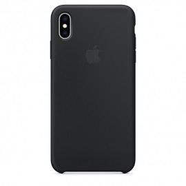 Capac Protectie Spate Apple Din Silicon Pentru iPhone XS Max - Negru