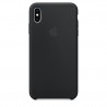 Capac Protectie Spate Apple Din Silicon Pentru iPhone XS Max - Negru