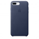 Capac Protectie Spate Apple Din Piele Pentru iPhone 7 Plus/8 Plus - Albastru