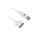 Cablu de Date Mobiama pentru iPhone 4 4s - Alb