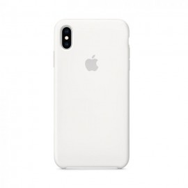 Capac Protectie Spate Apple Din Silicon Pentru iPhone XS Max - Alb