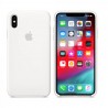 Capac Protectie Spate Apple Din Silicon Pentru iPhone XS Max - Alb