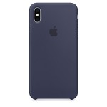 Capac Protectie Spate Apple Din Silicon Pentru Iphone Xs Max - Albastru