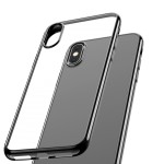 Capac Protectie Spate Cellara Colectia Electro Pentru iPhone XS/iPhone X - Negru