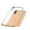 Capac Protectie Spate Cellara Colectia Electro Pentru iPhone XS/iPhone X - Auriu