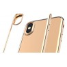 Capac Protectie Spate Cellara Colectia Electro Pentru iPhone XS/iPhone X - Auriu