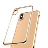Capac Protectie Spate Cellara Colectia Electro Pentru iPhone XS/iPhone X - Auriu