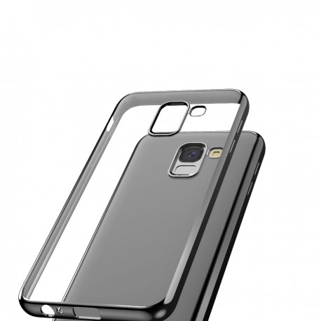 Capac Protectie Spate Cellara Colectia Electro Pentru Samsung Galaxy J6 2018 - Negru