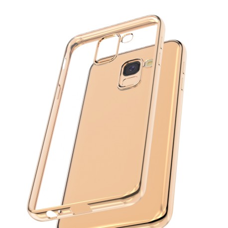 Capac Protectie Spate Cellara Colectia Electro Pentru Samsung Galaxy J6 2018 - Auriu