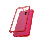 Capac Protectie Spate Cellara Colectia Electro Pentru Samsung Galaxy J6 Plus - Rosu