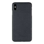 Capac Protectie Spate Cellara Din Fibra De Aramid Pentru iPhone Xs - Negru