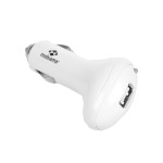 Incarcator auto Alb cu slot usb