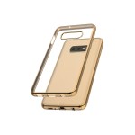 Capac Protectie Spate Cellara Colectia Electro Pentru Samsung Galaxy S10e - Auriu