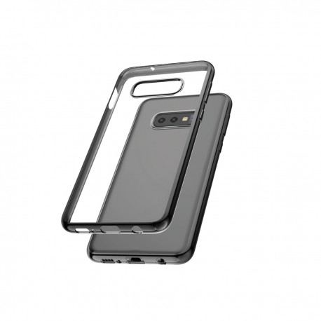 Capac Protectie Spate Cellara Colectia Electro Pentru Samsung Galaxy S10e - Negru