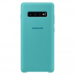 Capac Protectie Spate Samsung Din Silicon Pentru Samsung Galaxy S10 Plus - Verde