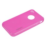 Capac Spate tpu Roz pentru iPhone 4-4S