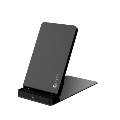 Incarcator Wireless Universal Cellara Cu Suport Vertical 5v/2a 10w - Negru