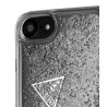 Capac Protectie Spate Guess Pentru iPhone 7/8 Colectia Hearts - Argintiu