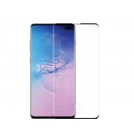 Folie Protectie Ecran Sticla 3d Full Cover Ultra Sonic Cellara Pentru Samsung Galaxy S10 Plus - Negru