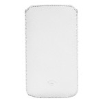 Husa Alba din Piele pentru Samsung Galaxy S4