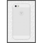 Capac Spate Alb pentru iPhone 5-5S - Colectia  autumn series