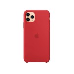 Capac Protectie Spate Apple Din Silicon Pentru iPhone 11 Pro Max - Rosu