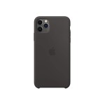 Capac Protectie Spate Apple Din Silicon Pentru iPhone 11 Pro Max - Negru