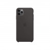 Capac Protectie Spate Apple Din Silicon Pentru iPhone 11 Pro Max - Negru