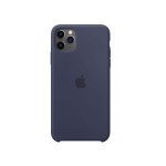 Capac Protectie Spate Apple Din Silicon Pentru iPhone 11 Pro Max - Albastru